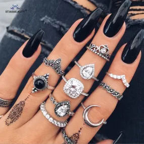 10 Piece Vintage Toe/Finger Ring Set