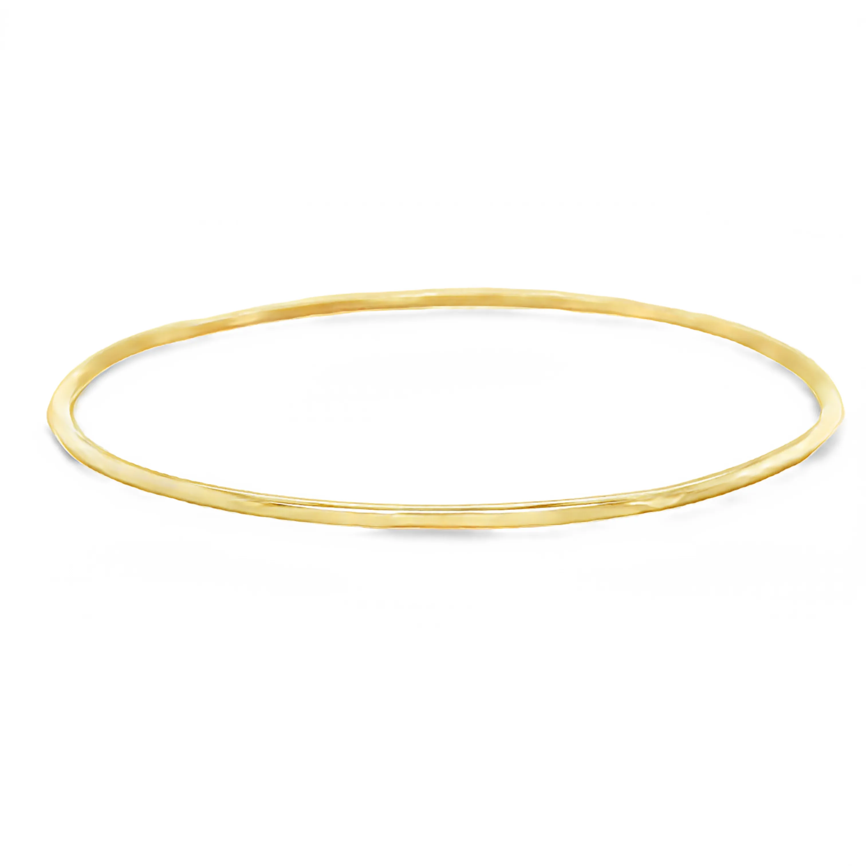 10k Classic Slip-on Bangle Bracelet 6.3 dwt