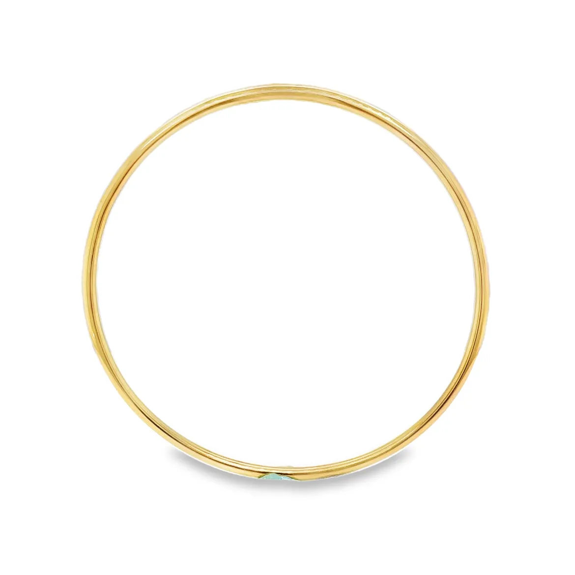 10k Classic Slip-on Bangle Bracelet 6.3 dwt