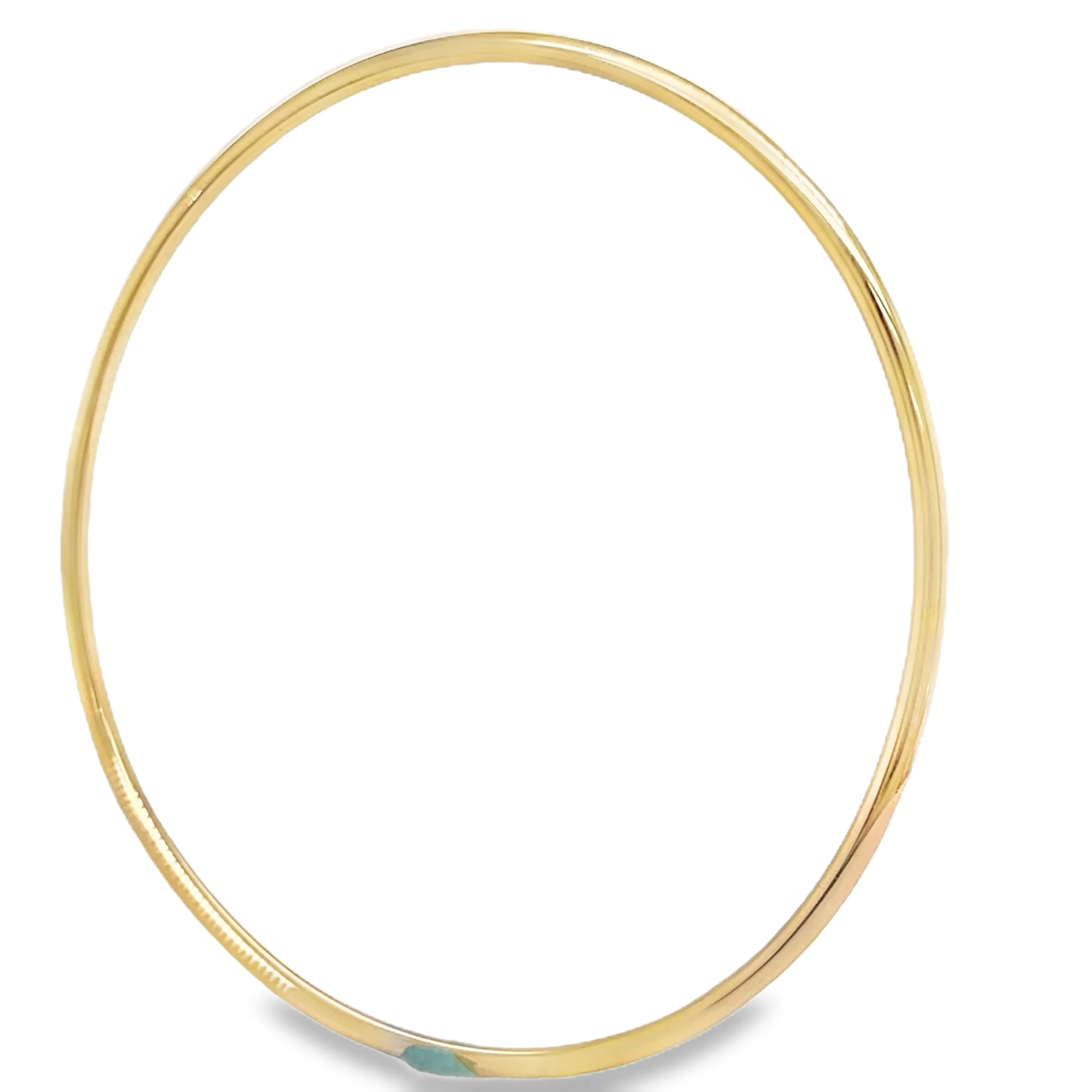 10k Classic Slip-on Bangle Bracelet 6.3 dwt