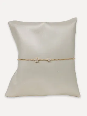 14K Diamond Stars Bracelet
