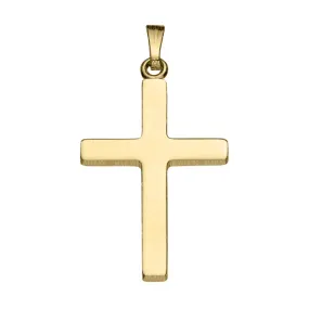 14K Gold Filled Plain Cross Necklace