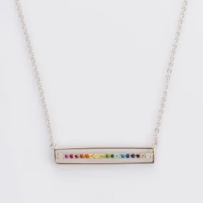 18k White Gold "Equality" Necklace