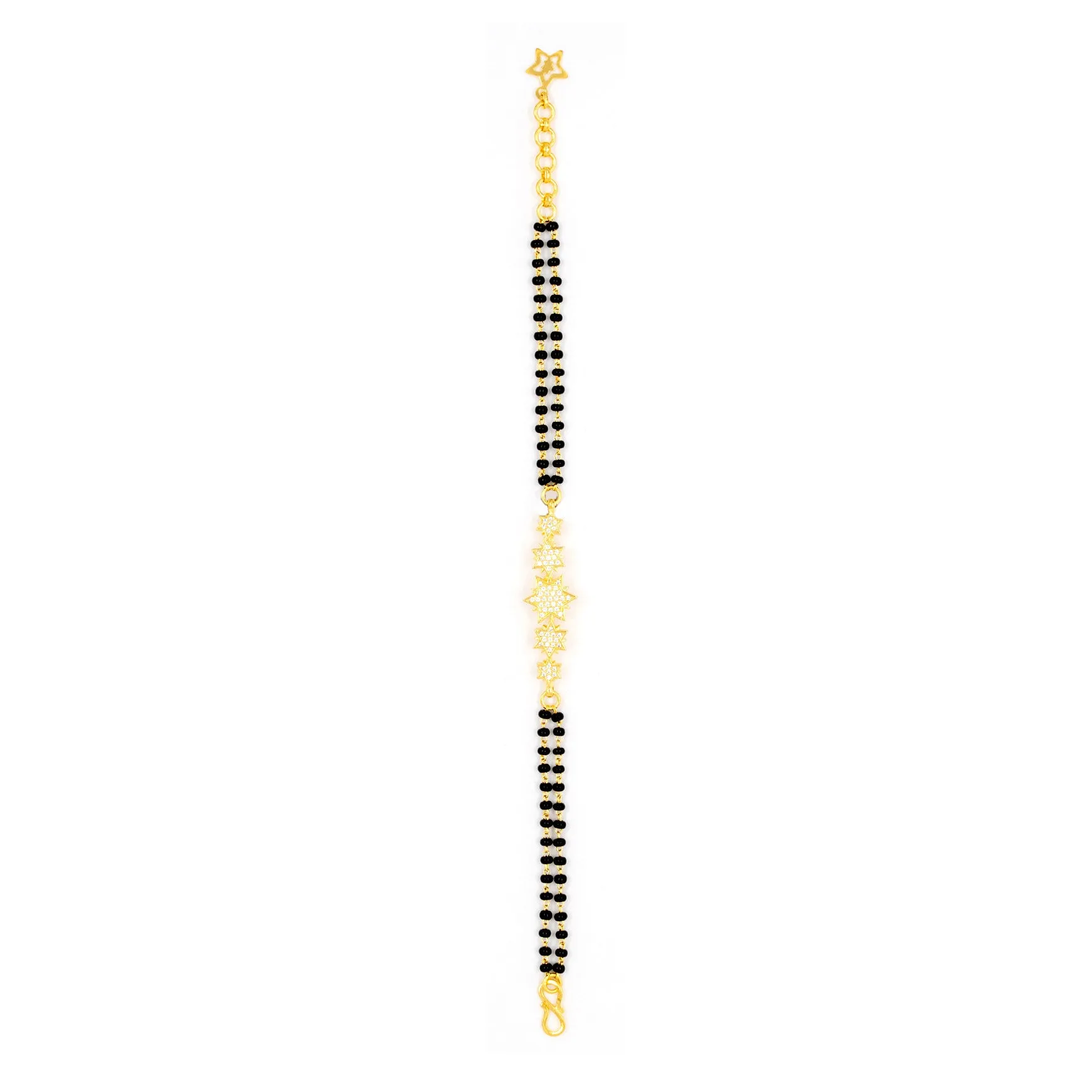 24ct Heavy Gold Plated Stone Karimani  Bracelet Bangle PSPKMBR3W-082