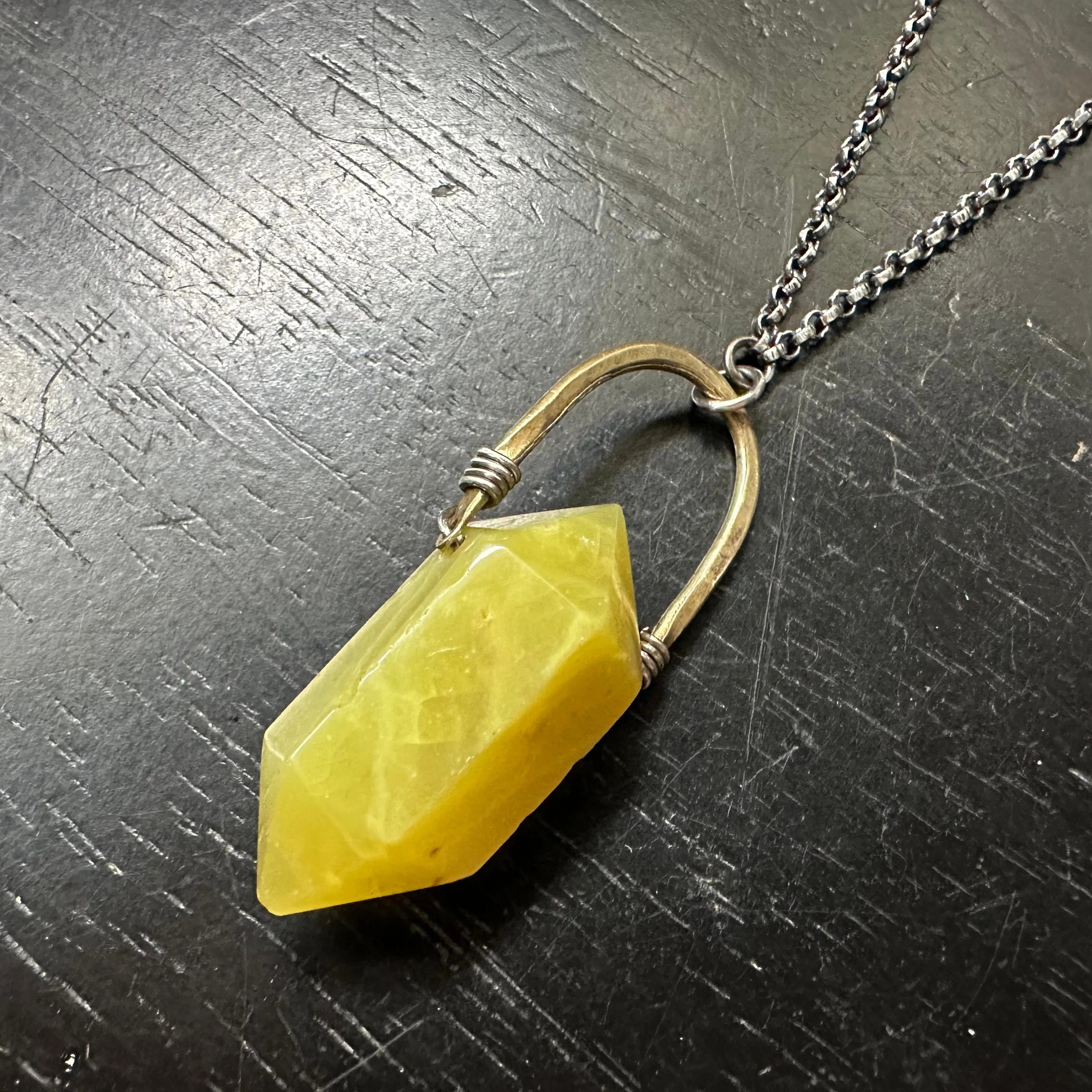 #3 NEW Yellow Opal Taliswoman Necklace #3