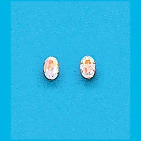 6x4 Oval Mercury Mist Topaz
