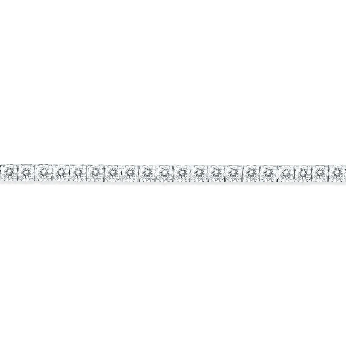 9 Carat Tw Diamond Tennis Bracelet In 14K White Gold