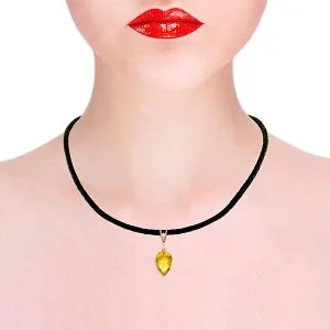 9.51 Carat 14K Solid Rose Gold Savoire Faire Citrine Necklace