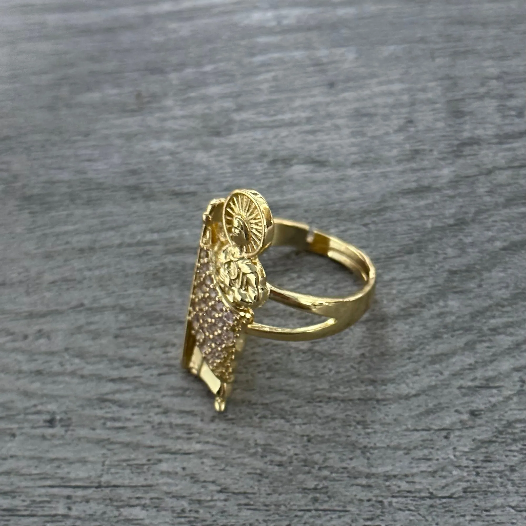 Adjustable San Judas Ring 019