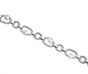 Alisa Women's Sterling Silver 0.2 ct. Diamond Bracelet