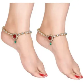 Alloy Anklet (Pack of 2)