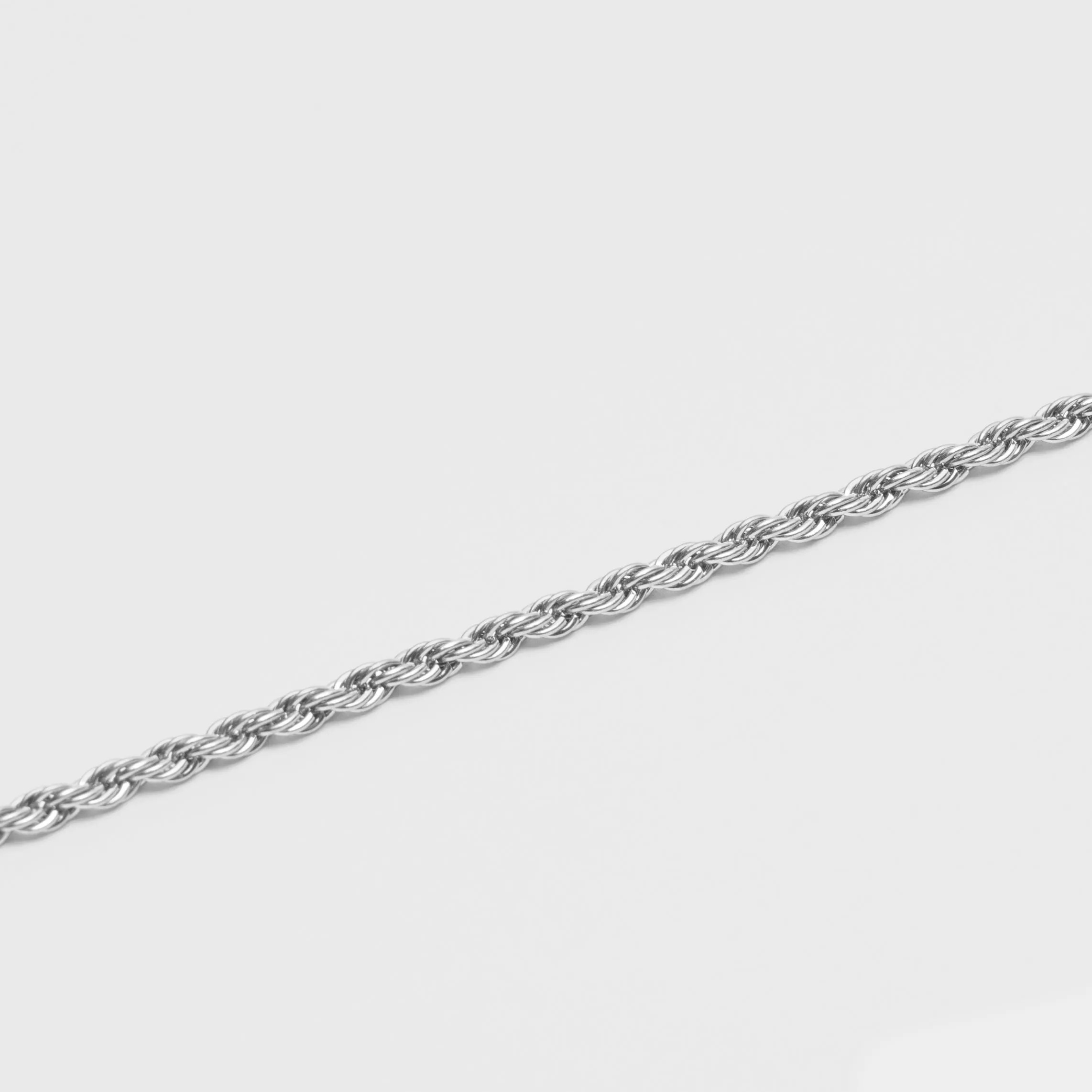 ANKLET - Braided - Silver