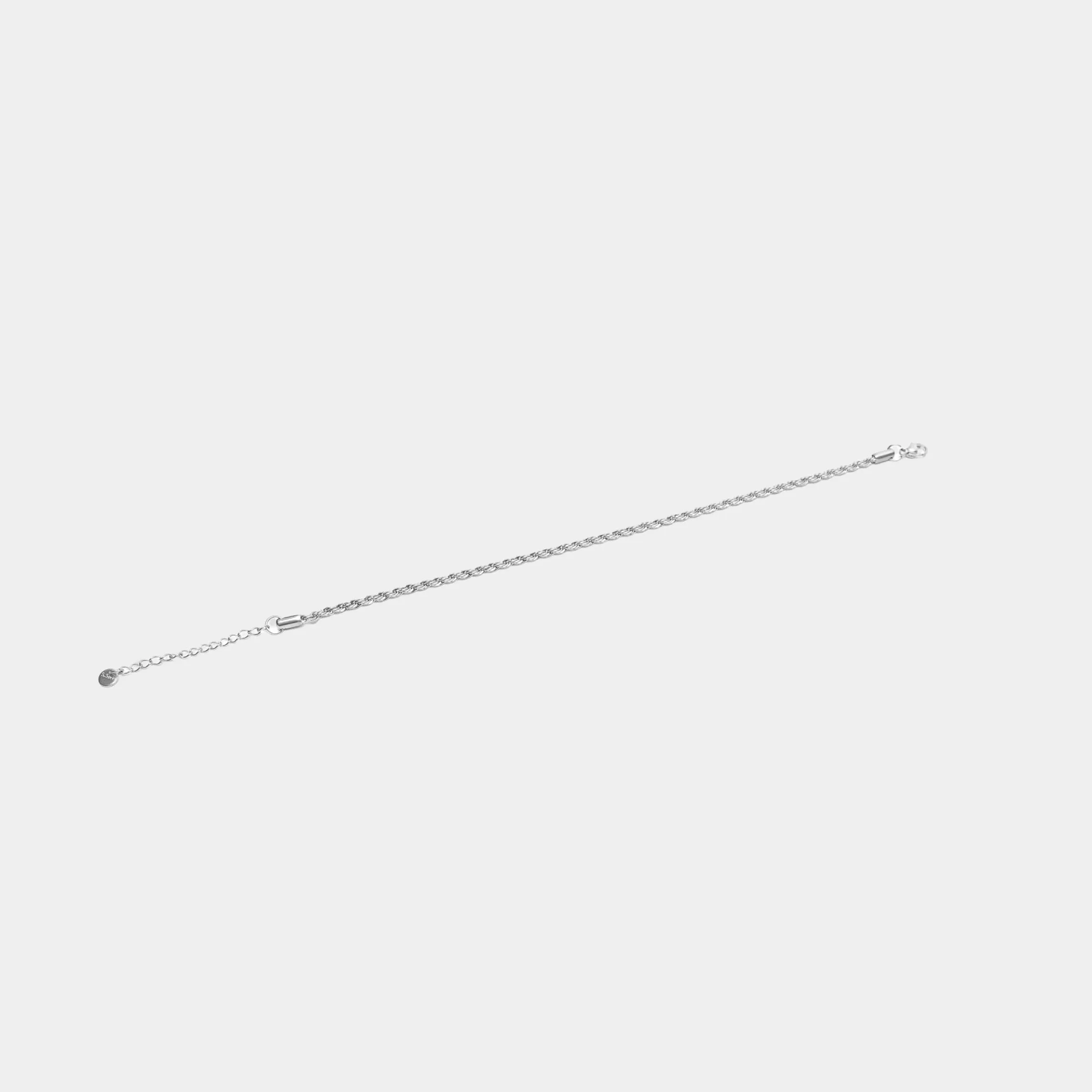 ANKLET - Braided - Silver