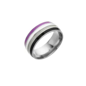 Asexual Pride Ring