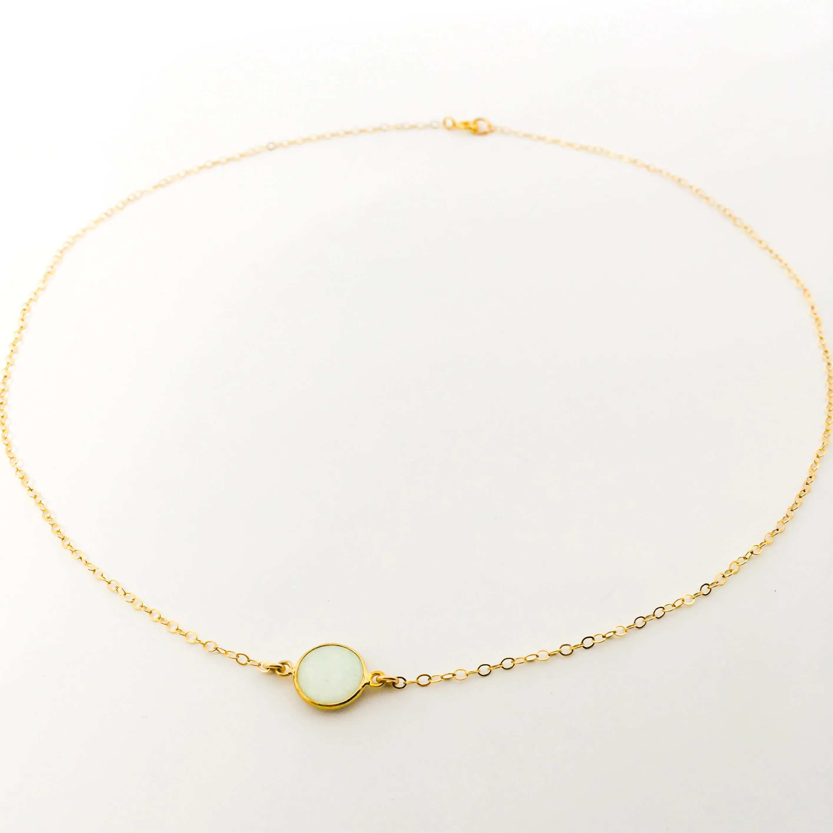 Aurora Held Opal Necklace | Gold