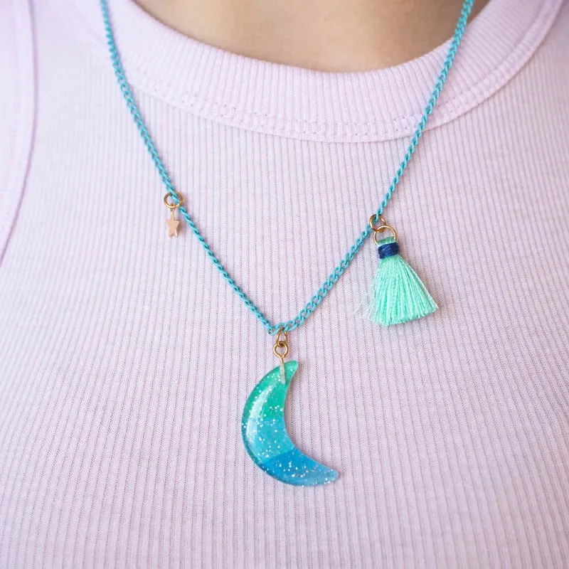 belinda necklace - moon