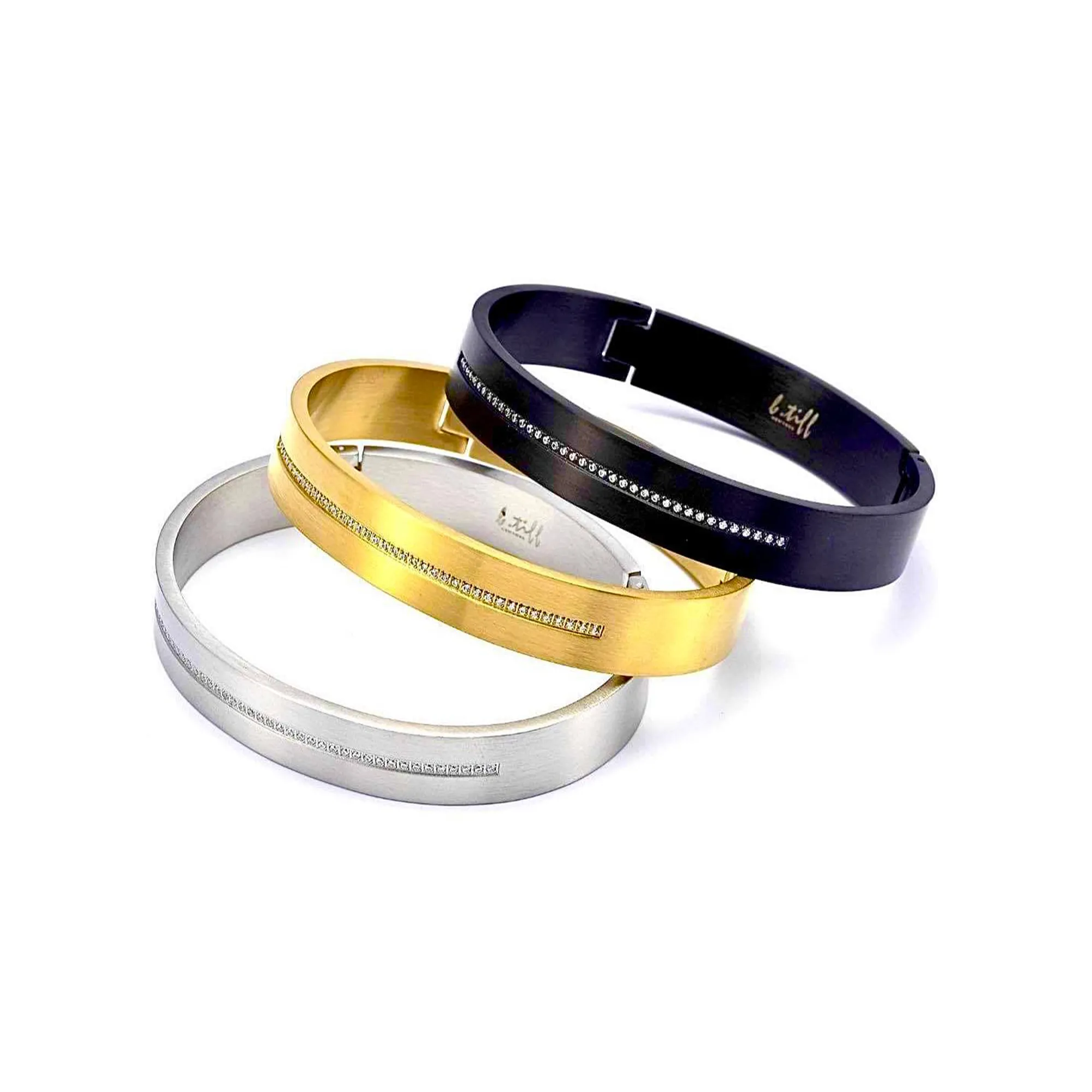 BG1212G B.Tiff Gold Eternity 38 Bangle Bracelet