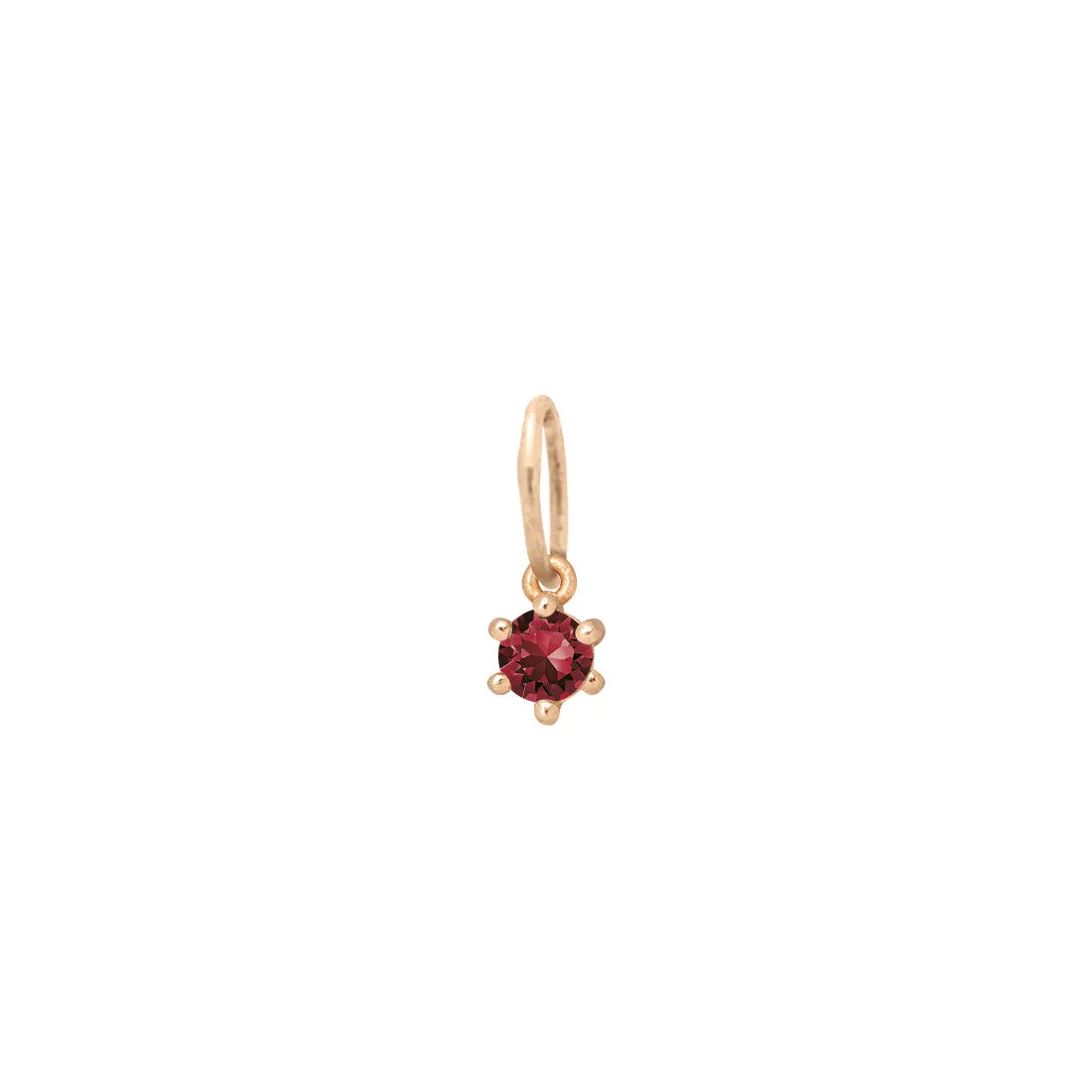 Birthstone Charm: January Garnet