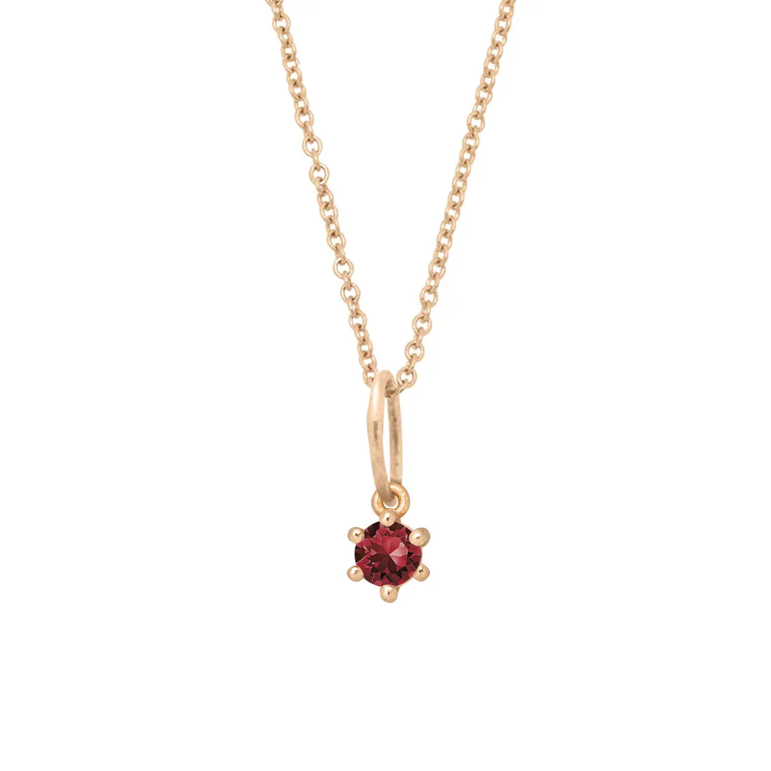Birthstone Charm: January Garnet