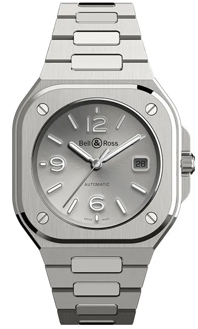 BR Watch BR 5 Auto Silver Bracelet
