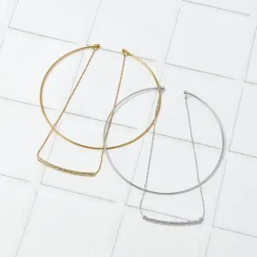 Chain Detail Narrow Bangle