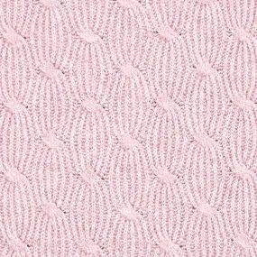 Chain Link Knitted Scarf Rose
