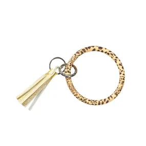 Cheetah Bangle Key Chain