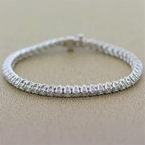 Classic Diamond Gold Tennis Bracelet