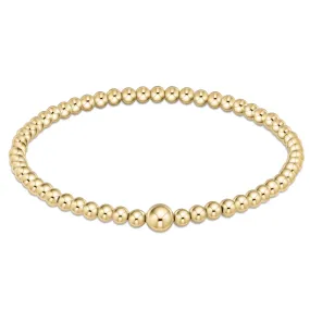 Classic Gold 4mm Bead Bangle