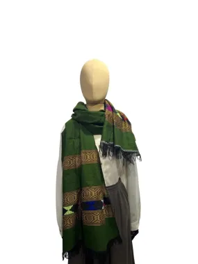 Cotton Shawl groen