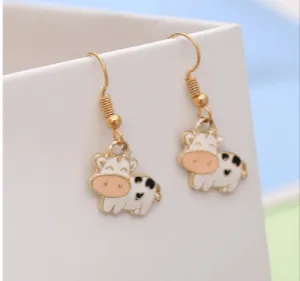 Cow Earrings-Cute Fashion Bovine Earrings!*