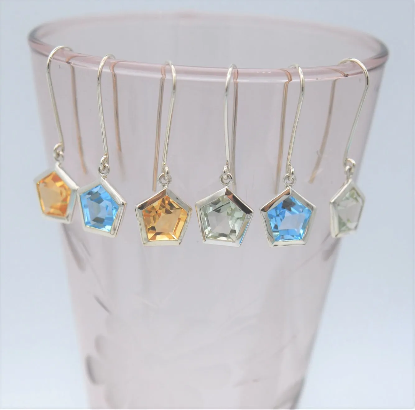 Crystal House Earrings Ai179