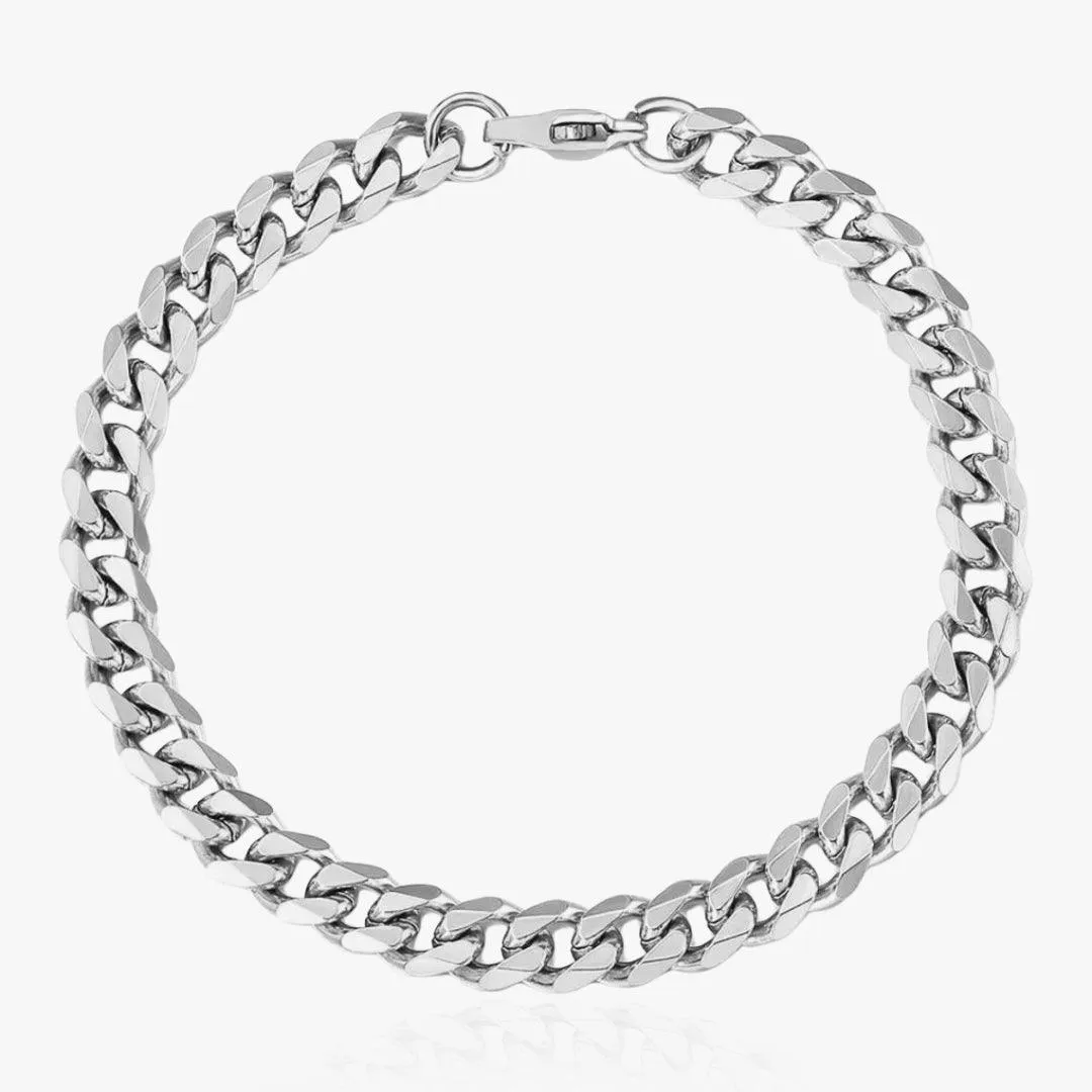 Cuban Bracelet (Silver) 11MM