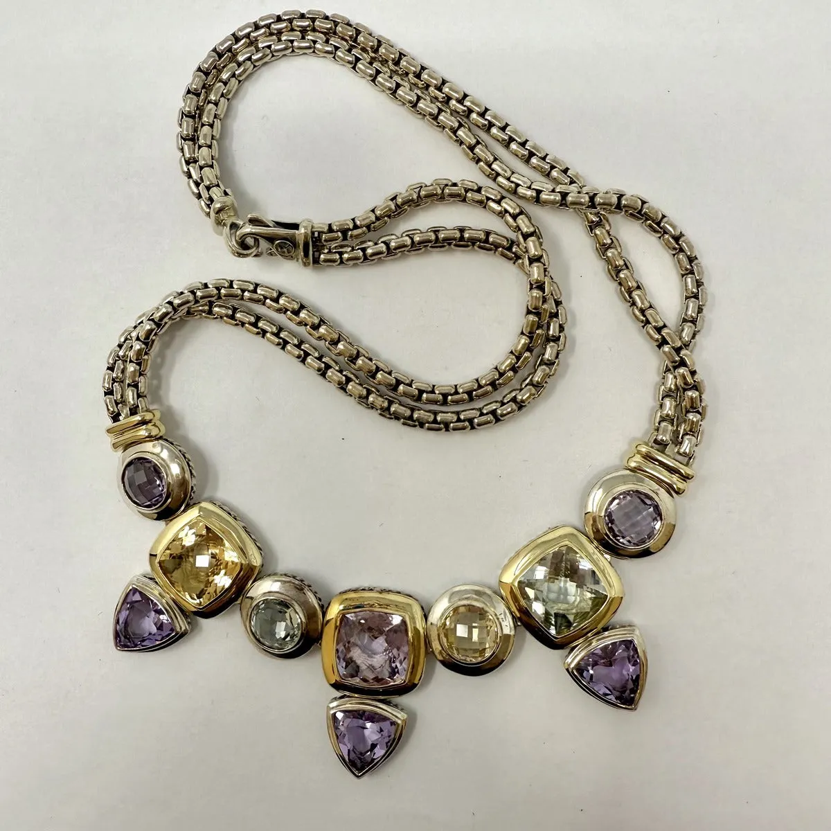 David Yurman Albion Collection Multi-stone Necklace