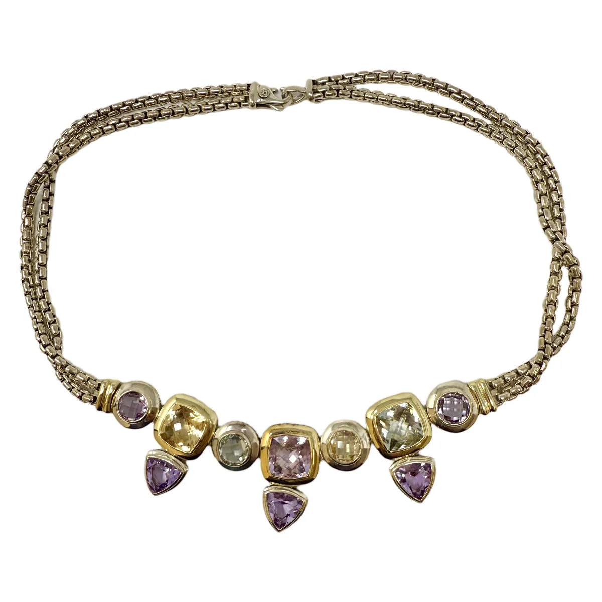 David Yurman Albion Collection Multi-stone Necklace
