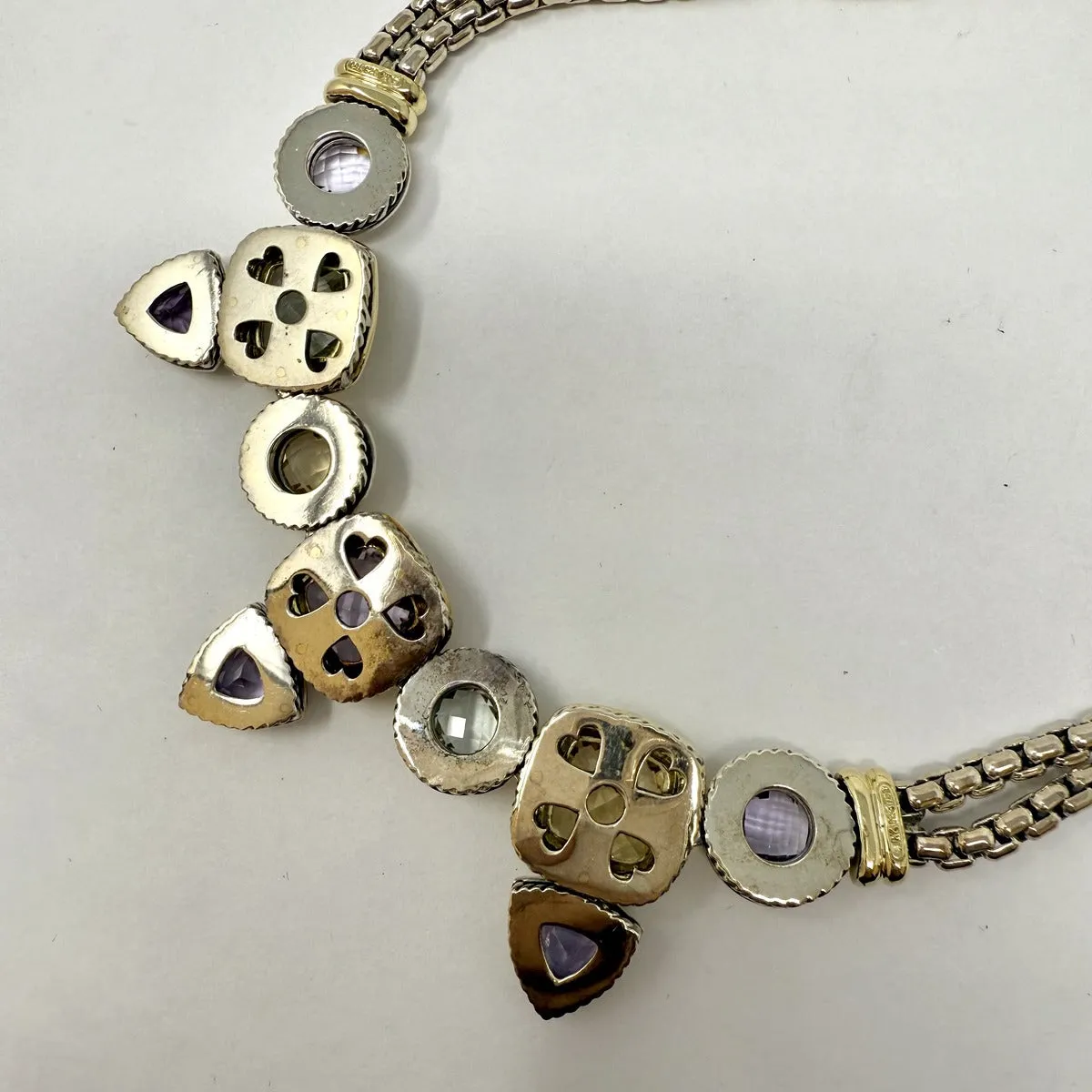 David Yurman Albion Collection Multi-stone Necklace