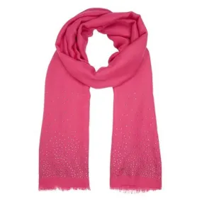 Diamante Hot Pink Scarf
