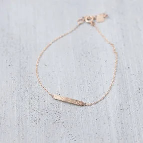 Diamond skin bar Bracelet