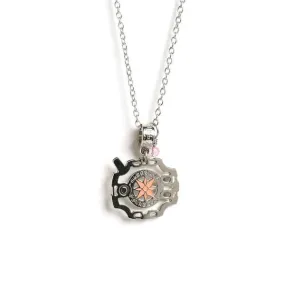 Digimon Adventure Digivice Kari Kamiya & Gatomon Necklace Pendant Japan