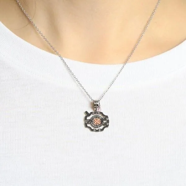 Digimon Adventure Digivice Kari Kamiya & Gatomon Necklace Pendant Japan