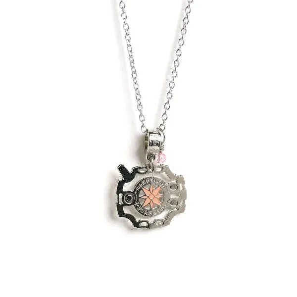 Digimon Adventure Digivice Kari Kamiya & Gatomon Necklace Pendant Japan