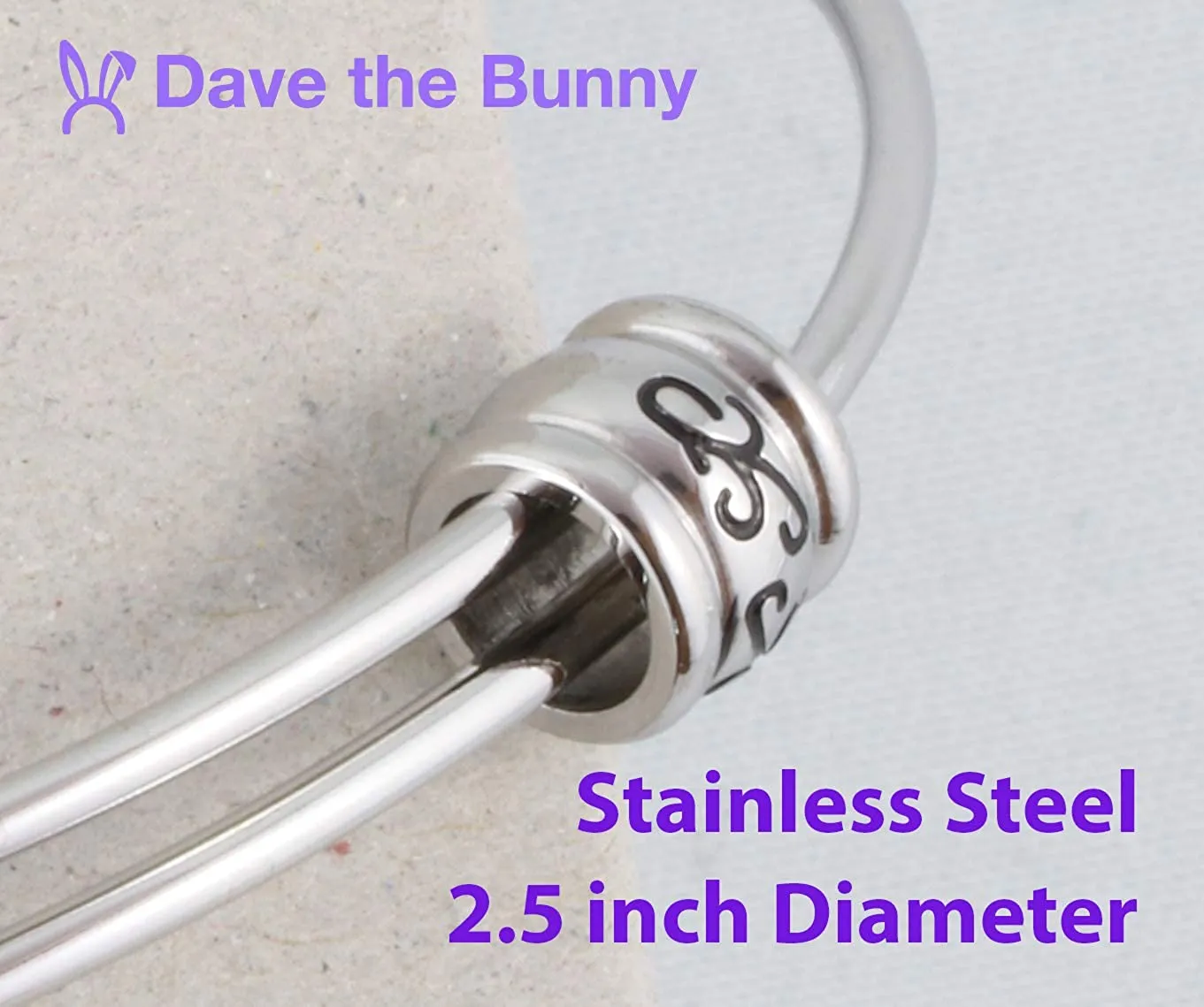 Elephant Head Fancy Charm Bangle