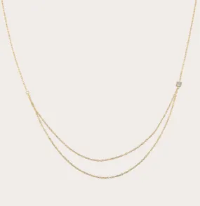 Elodie White Topaz Necklace