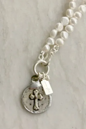 Faith Pearl Necklace