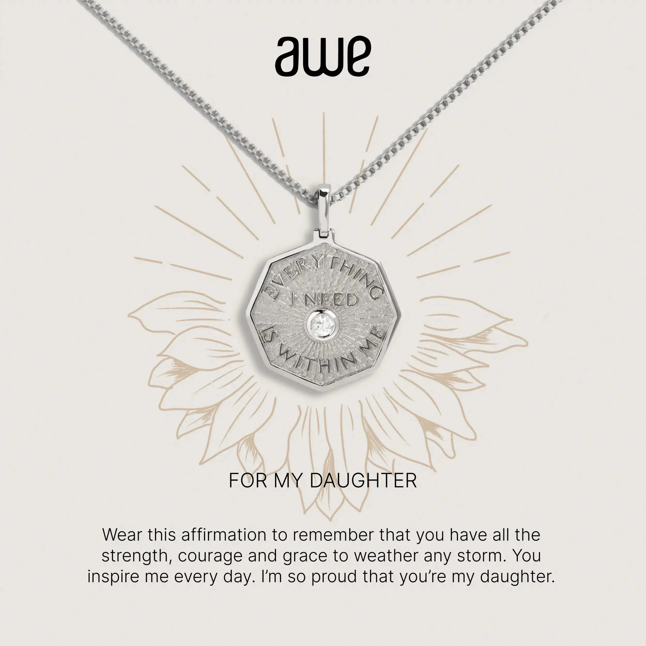 For My Daughter Card Gift Set