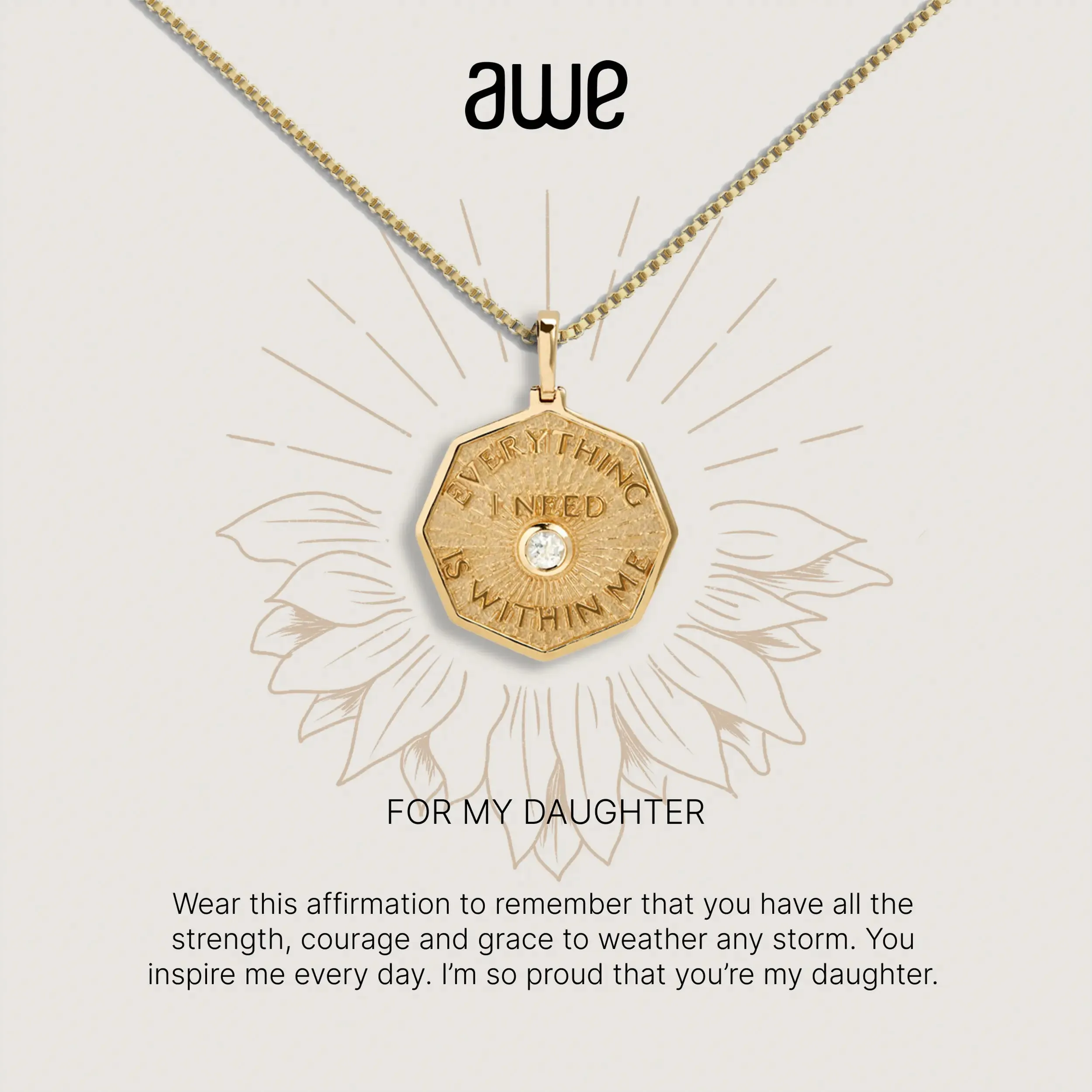 For My Daughter Card Gift Set