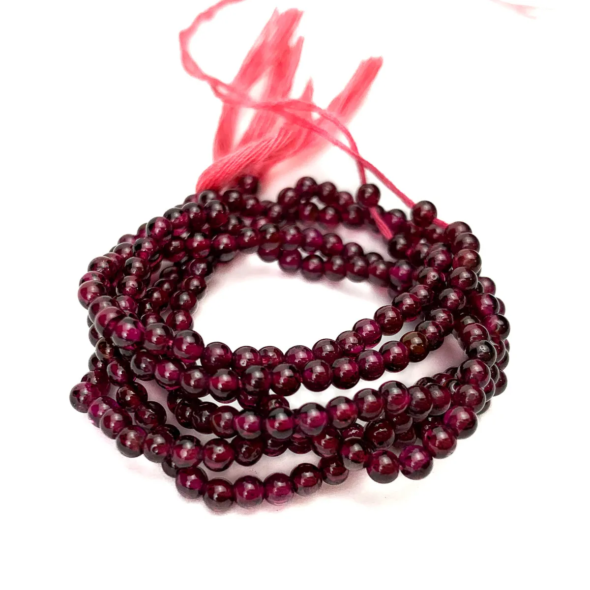 Garnet 3mm Smooth Rounds