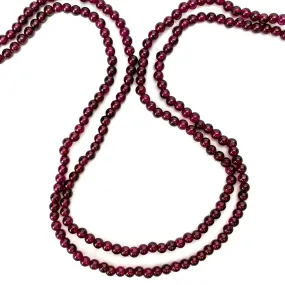Garnet 3mm Smooth Rounds