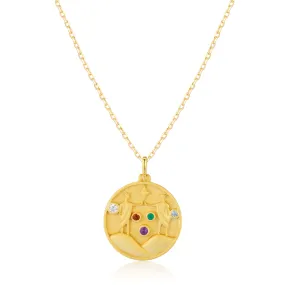 Gemini Zodiac Mantra Necklace