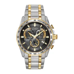 Gents Eco-Drive Perpetual Chrono A.T Bracelet Watch AT4004-52E